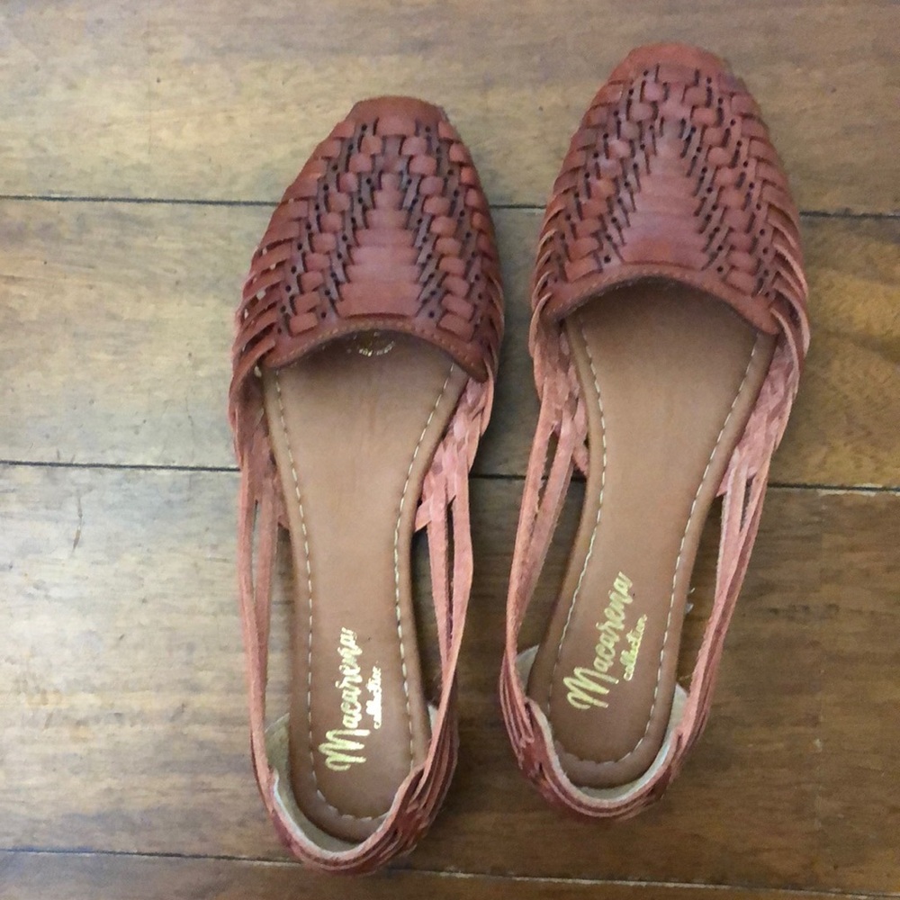 Huarache sandal - vintage Mexican shoe size 25